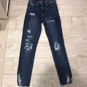 AEO Next Level Stretch Ripped Jeans